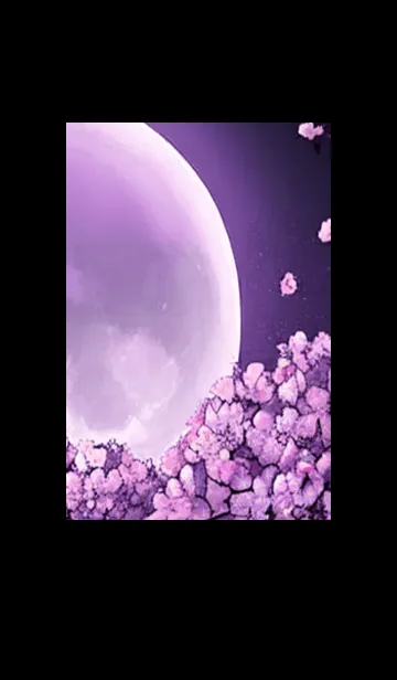 [LINE着せ替え] 月光夜桜#CD020。の画像1