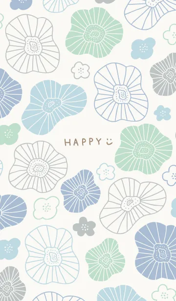 [LINE着せ替え] 北欧風 ポピー24の画像1