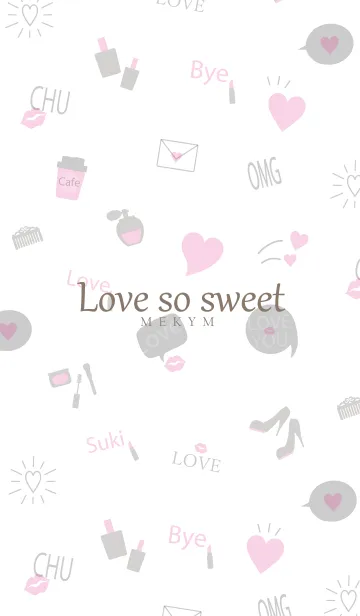 [LINE着せ替え] Love so sweet-MEKYM 27の画像1
