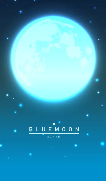 [LINE着せ替え] BLUE MOON-MEKYM 20の画像1