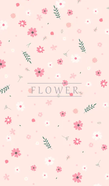 [LINE着せ替え] MANY FLOWERS PINK 65の画像1