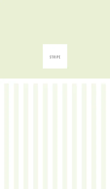 [LINE着せ替え] Simple stripe / Green Tea colorの画像1