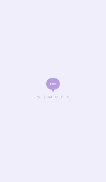 [LINE着せ替え] シンプル（purple)V.1419の画像1