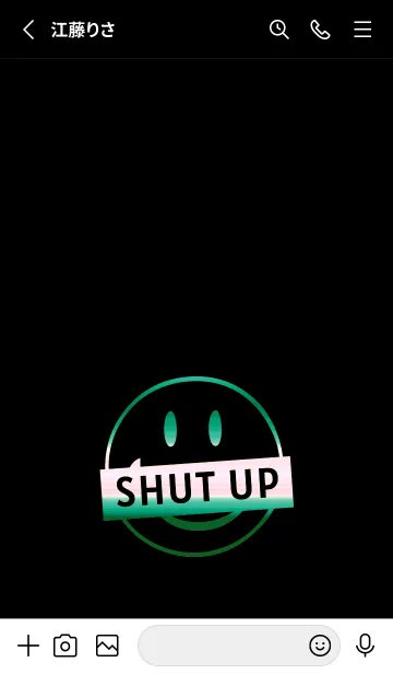 [LINE着せ替え] スマイル グラデーション 223の画像2