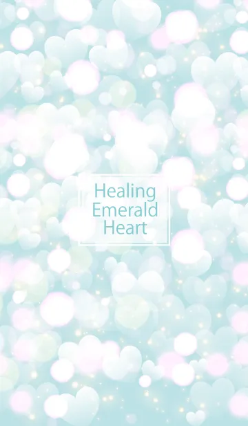 [LINE着せ替え] Healing Emerald Heart.の画像1