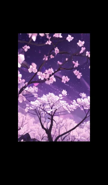 [LINE着せ替え] 月光夜桜#CE23。の画像1