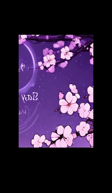 月光夜桜#CE229。の着せ替えメイン画像