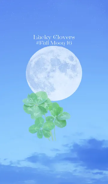 [LINE着せ替え] Lucky Clovers #Full Moon 16の画像1