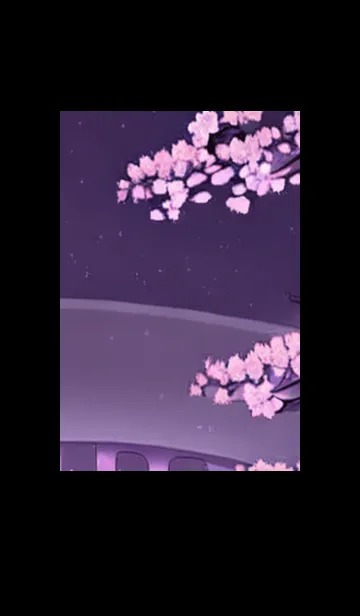 [LINE着せ替え] 月光夜桜#CE226。の画像1