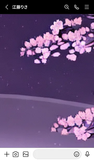 [LINE着せ替え] 月光夜桜#CE226。の画像2