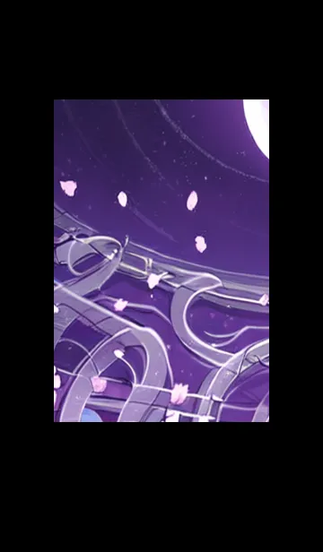 [LINE着せ替え] 月光夜桜#CE225。の画像1