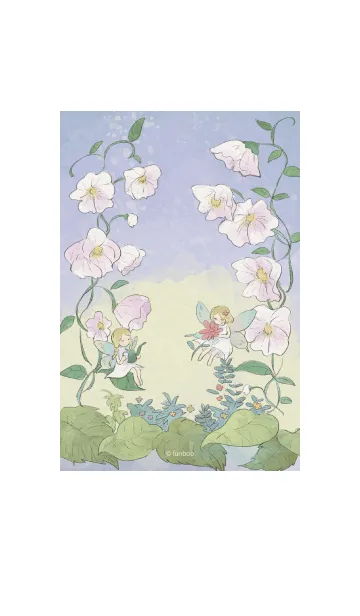 [LINE着せ替え] 見てるだけで運気アップ！”Flower Fairies'の画像1