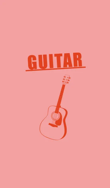 [LINE着せ替え] GUITAR COLOR 紅梅色の画像1