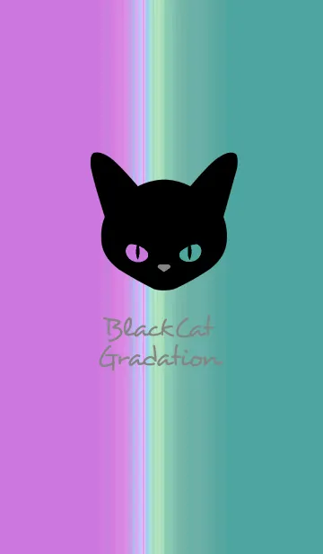 [LINE着せ替え] ブラック キャット 123の画像1