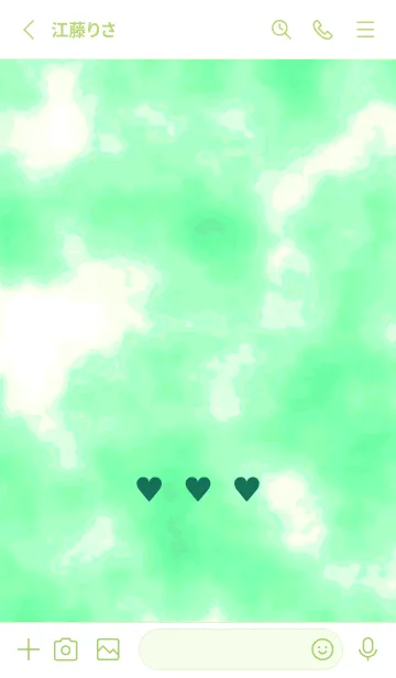 [LINE着せ替え] ♥♥♥73の画像2