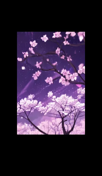 [LINE着せ替え] 月光夜桜#CE214。の画像1