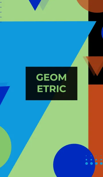 Geometric Retro Blackの着せ替えメイン画像