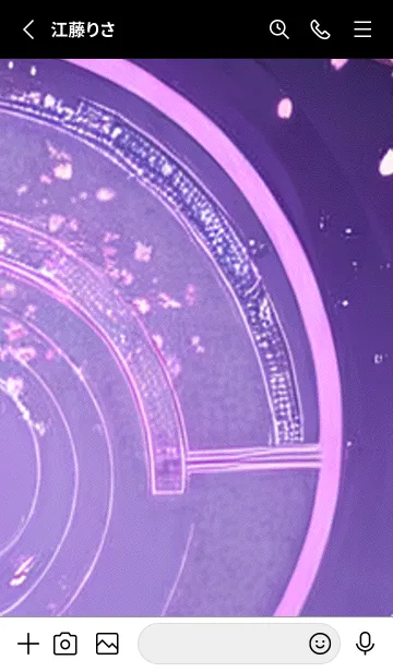 [LINE着せ替え] 月光夜桜#CG011。の画像2