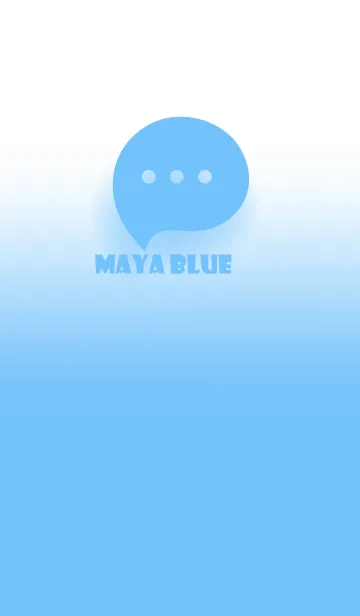 [LINE着せ替え] Maya Blue & White Theme V.3 (JP)の画像1