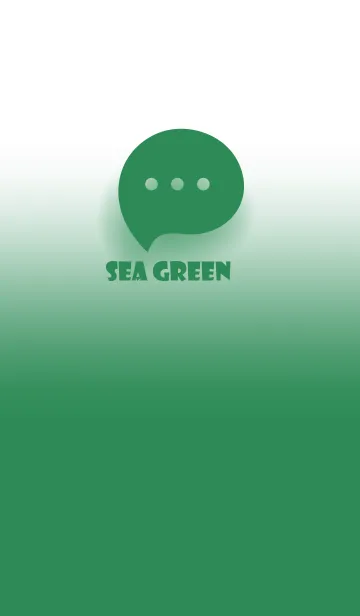 [LINE着せ替え] Sea Green & White Theme V.3 (JP)の画像1