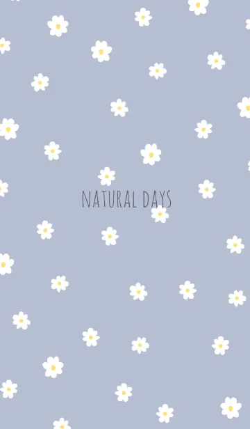 [LINE着せ替え] NATURAL DAYS -beige blue-の画像1