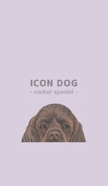 [LINE着せ替え] ICON DOG - コッカー - PASTEL PL/03の画像1