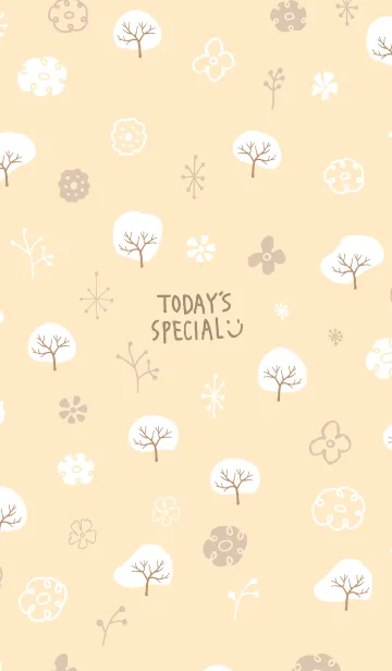 [LINE着せ替え] ほんわか冬 木20の画像1