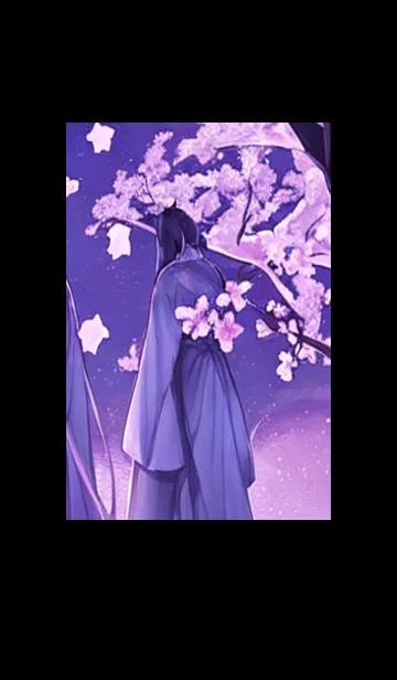 [LINE着せ替え] 月光夜桜#CG014。の画像1