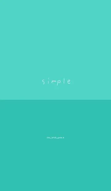 [LINE着せ替え] 0Ae_26_グリーン8-6の画像1