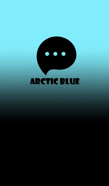 [LINE着せ替え] Black & Arctic Blue Theme V3 (JP)の画像1