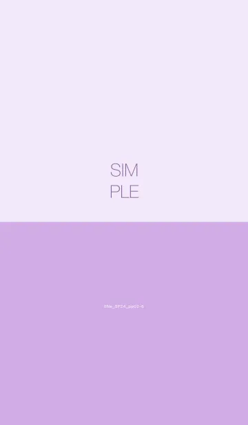 [LINE着せ替え] 0Ne_24_パープル2-6の画像1