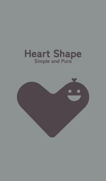 Heart Shape アルミニウムグレイの着せ替えメイン画像