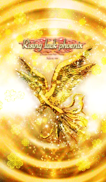 [LINE着せ替え] 金運上昇へ導く ゴールド鳳凰2の画像1