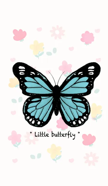 [LINE着せ替え] Mini butterfly 4 :)の画像1