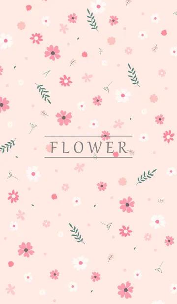 [LINE着せ替え] MANY FLOWERS PINK 67の画像1