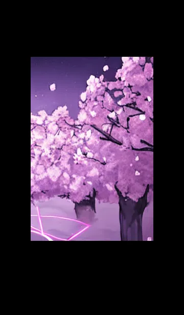 [LINE着せ替え] 月光夜桜#CI313。の画像1