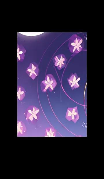 [LINE着せ替え] 月光夜桜#CI38。の画像1