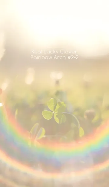 [LINE着せ替え] 四つ葉のクローバー Rainbow Arch #2-2の画像1