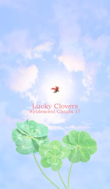 [LINE着せ替え] Lucky Clovers #Iridescent Clouds 17の画像1