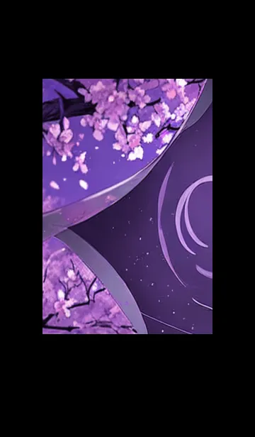 [LINE着せ替え] 月光夜桜#CI326。の画像1