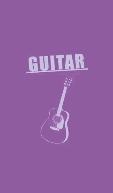 [LINE着せ替え] GUITAR COLOR モーブの画像1