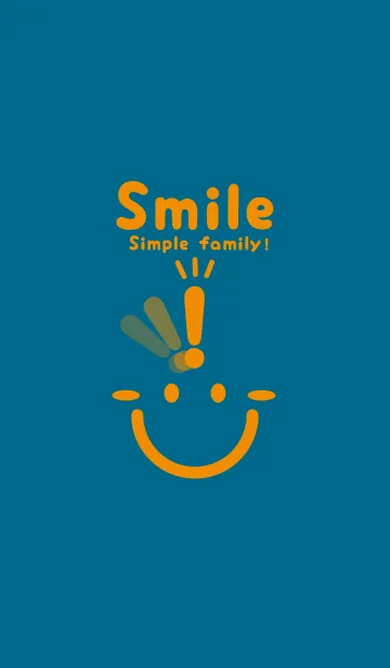 [LINE着せ替え] スマイル＆ヒラメキ 鴨の羽色の画像1