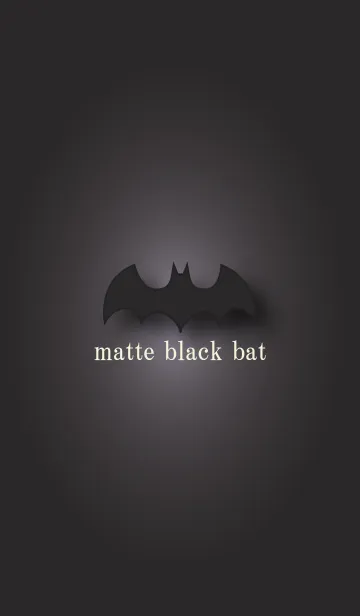 [LINE着せ替え] matte black bat 57の画像1