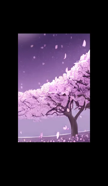 [LINE着せ替え] 月光夜桜#CI315。の画像1