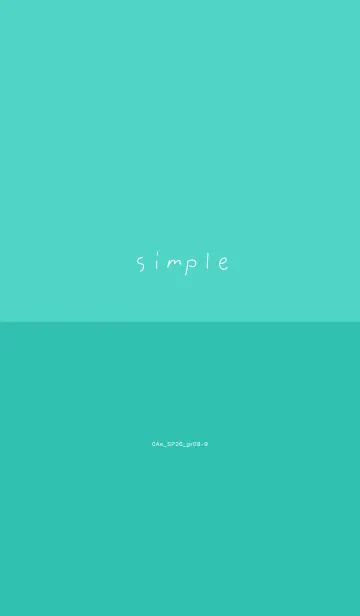 [LINE着せ替え] 0Ae_26_グリーン8-9の画像1