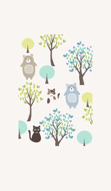 [LINE着せ替え] かわいいシンプル北欧♪15の画像1