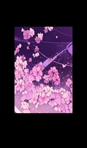 [LINE着せ替え] 月光夜桜#CJ119。の画像1