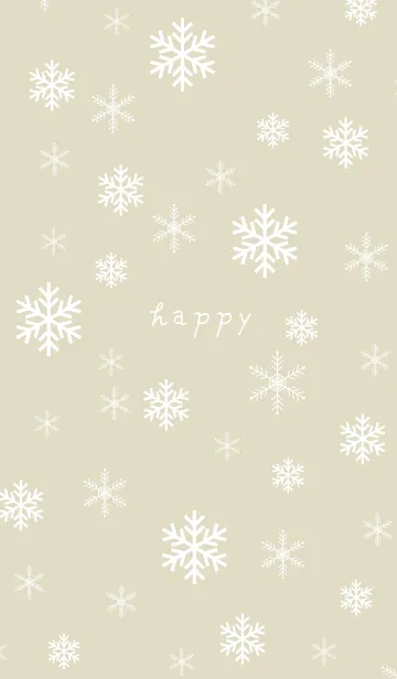 [LINE着せ替え] 雪の結晶 大人18の画像1