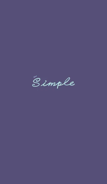 [LINE着せ替え] Simple Color J-Deep Purple (Gr8)の画像1