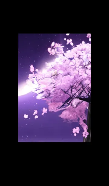 [LINE着せ替え] 月光夜桜#CJ19。の画像1